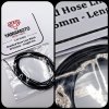 Yamamoto Model Parts YMPTUN75 Braided Hose Line Black 0,6mm 2m 1/24
